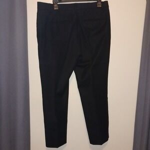 Ann Taylor Eva Black Stretch‎ Cotton spandex Tailored Career Dress Pants 10